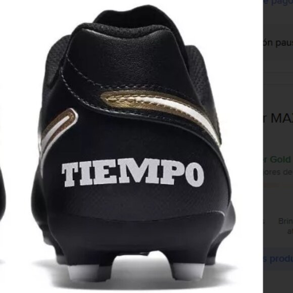 The Nike JR TIEMPO RIO III FG youth cleat size 4.5 - Picture 5 of 14